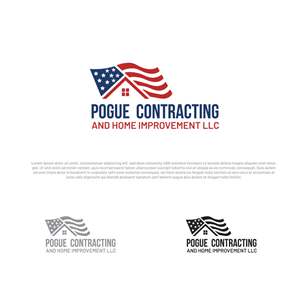 Logo Design by Karim Craft for Pogue Contracting And Home Improvement LLC | Design: #35472017