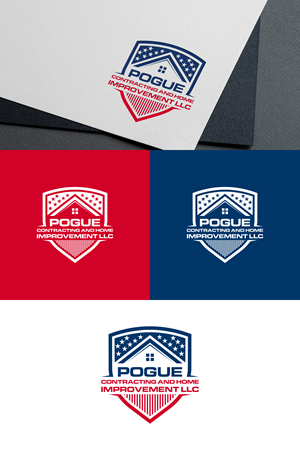 Logo Design by syad666 for Pogue Contracting And Home Improvement LLC | Design: #35469794