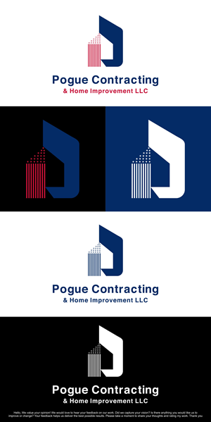 Logo Design by SR Graphics G for Pogue Contracting And Home Improvement LLC | Design: #35495317