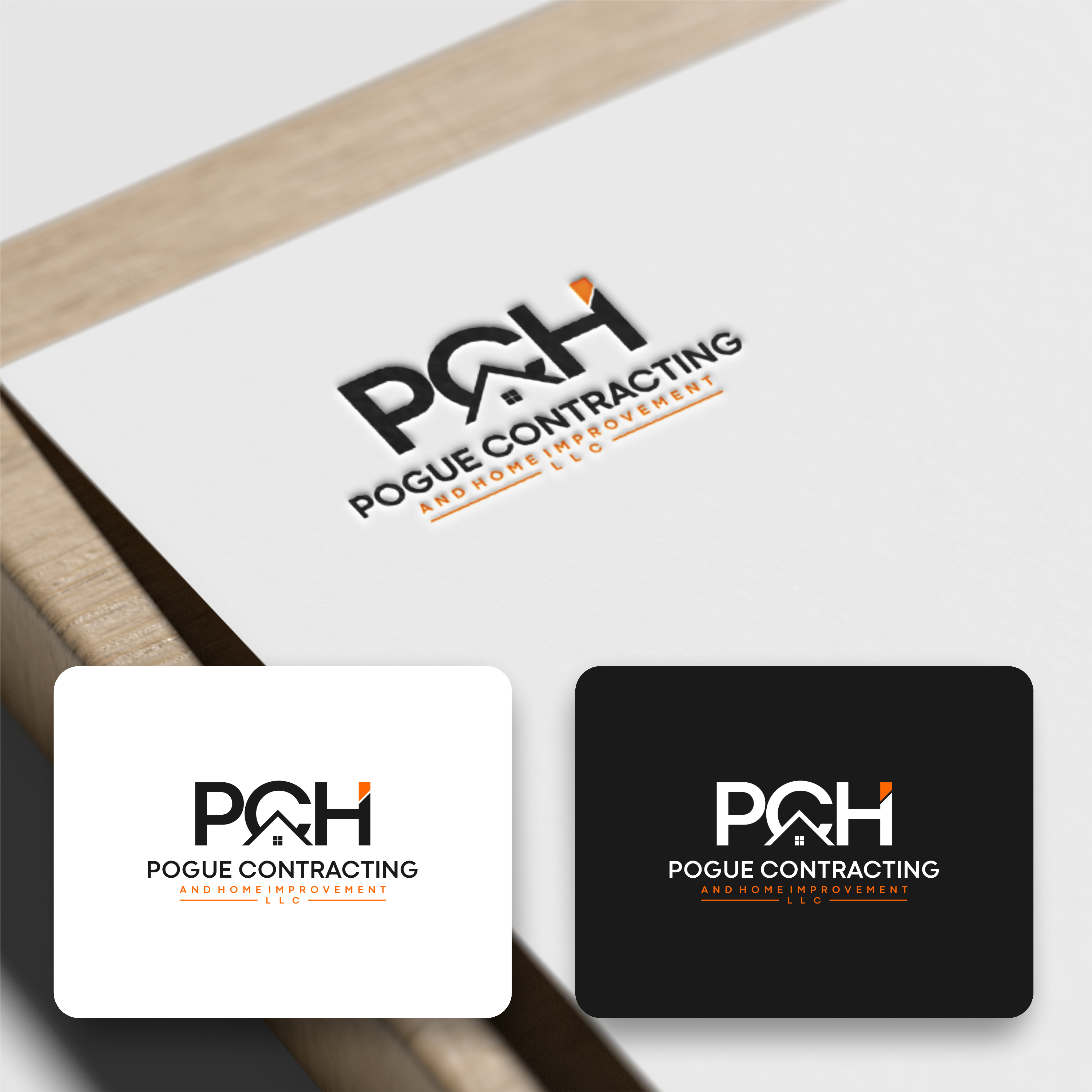 Logo Design by ArtAND_Studio for Pogue Contracting And Home Improvement LLC | Design #35471282