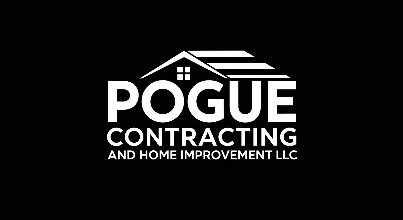 Logo Design by HSL Brain for Pogue Contracting And Home Improvement LLC | Design #35490659