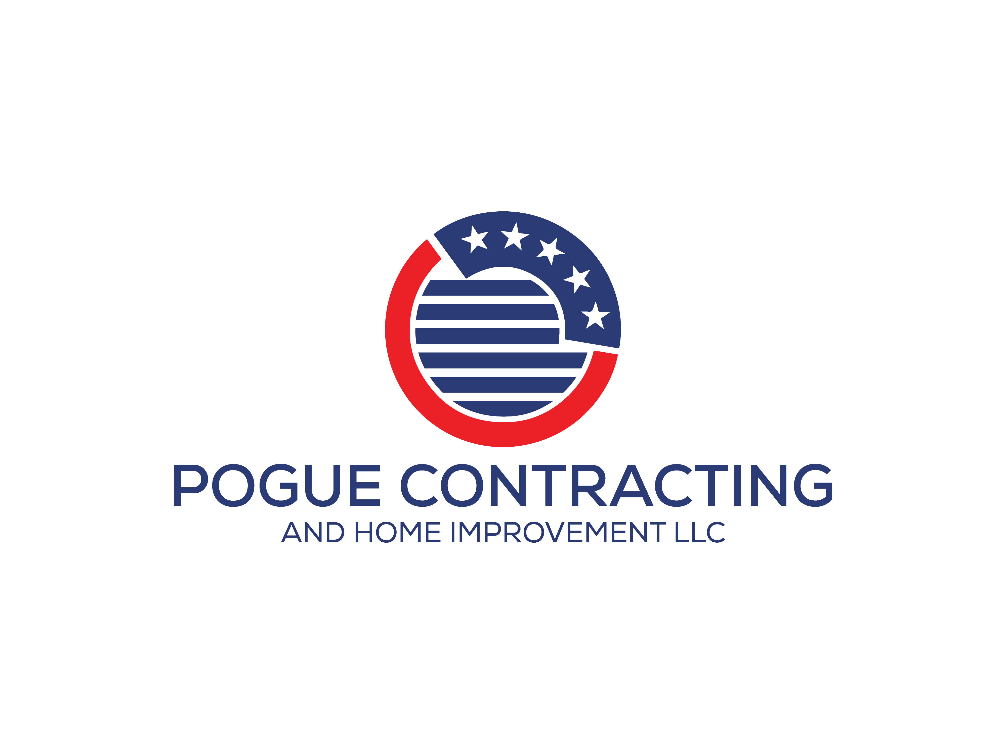 Diseño de Logo por GeekGroup para Pogue Contracting And Home Improvement LLC | Diseño #35476175