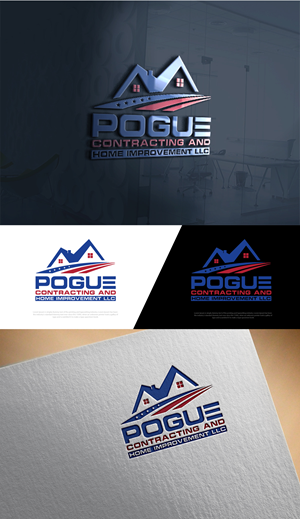 Logo Design by Cool-Designer for Pogue Contracting And Home Improvement LLC | Design: #35471779