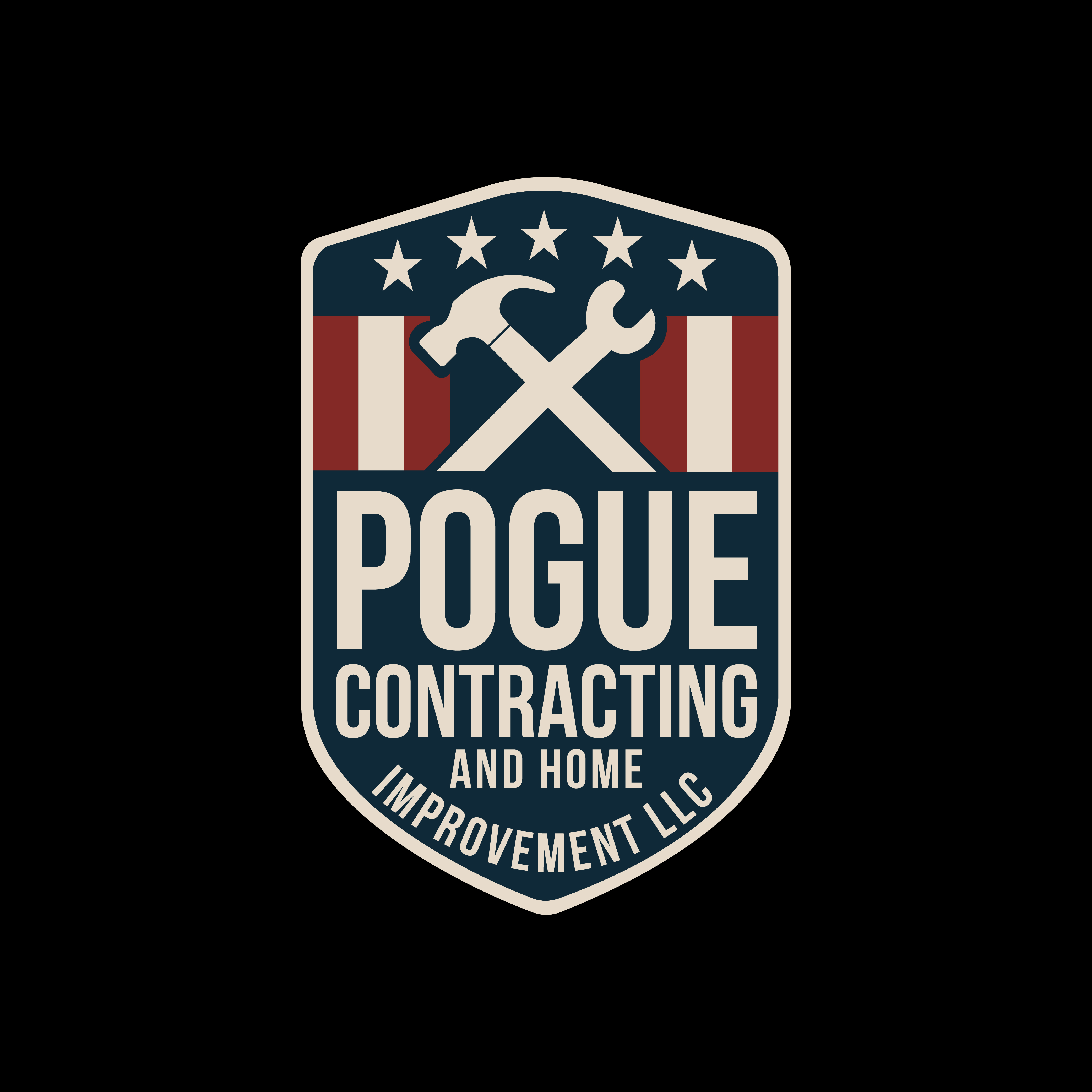 Logo Design by Max37 for Pogue Contracting And Home Improvement LLC | Design #35495226