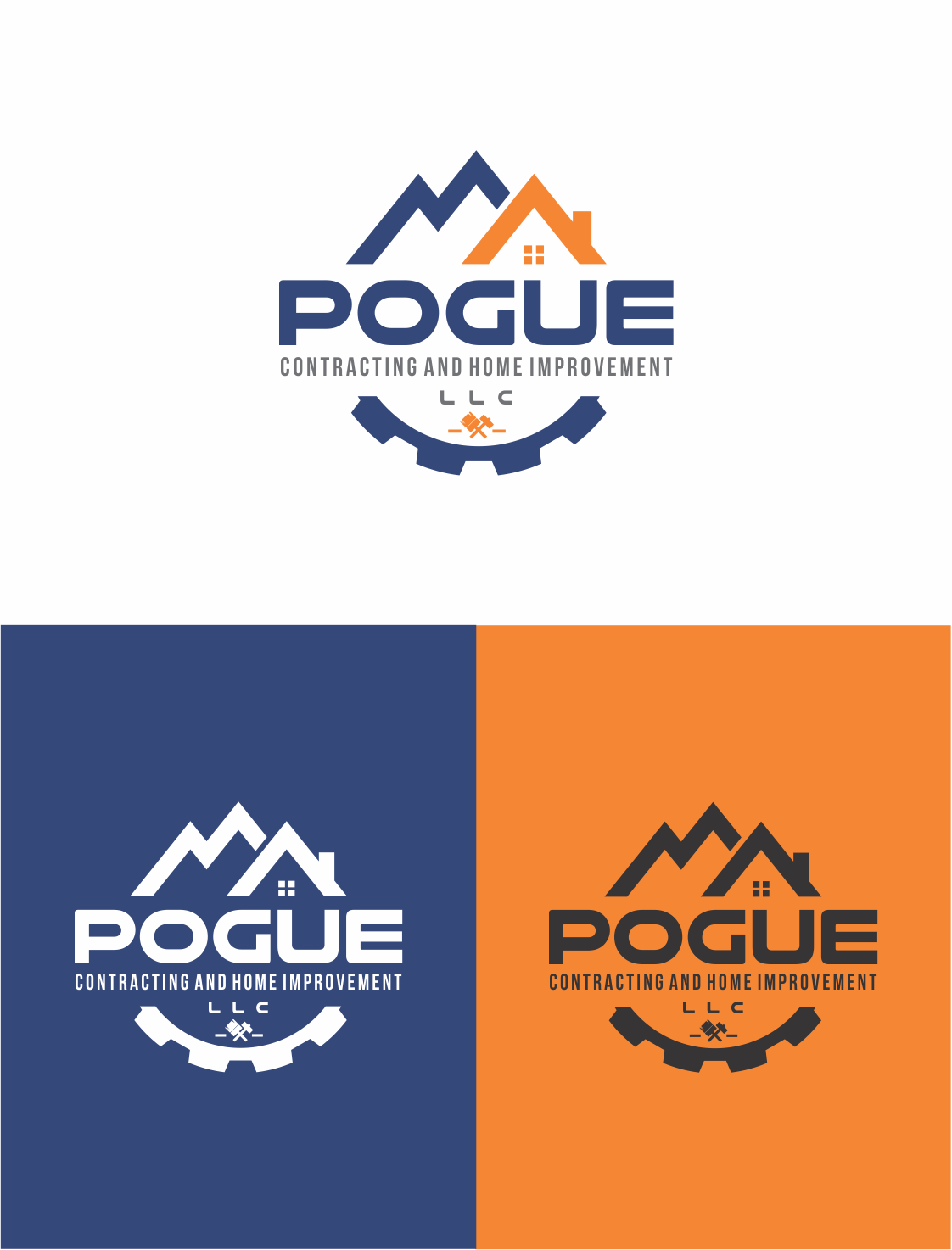 Logo Design by ree23 for Pogue Contracting And Home Improvement LLC | Design #35473619