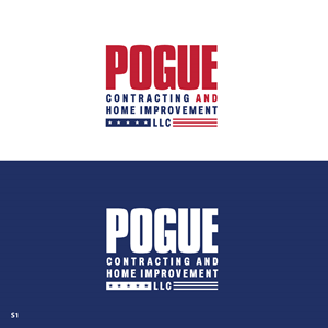Logo Design by Sujit Banerjee for Pogue Contracting And Home Improvement LLC | Design: #35478565
