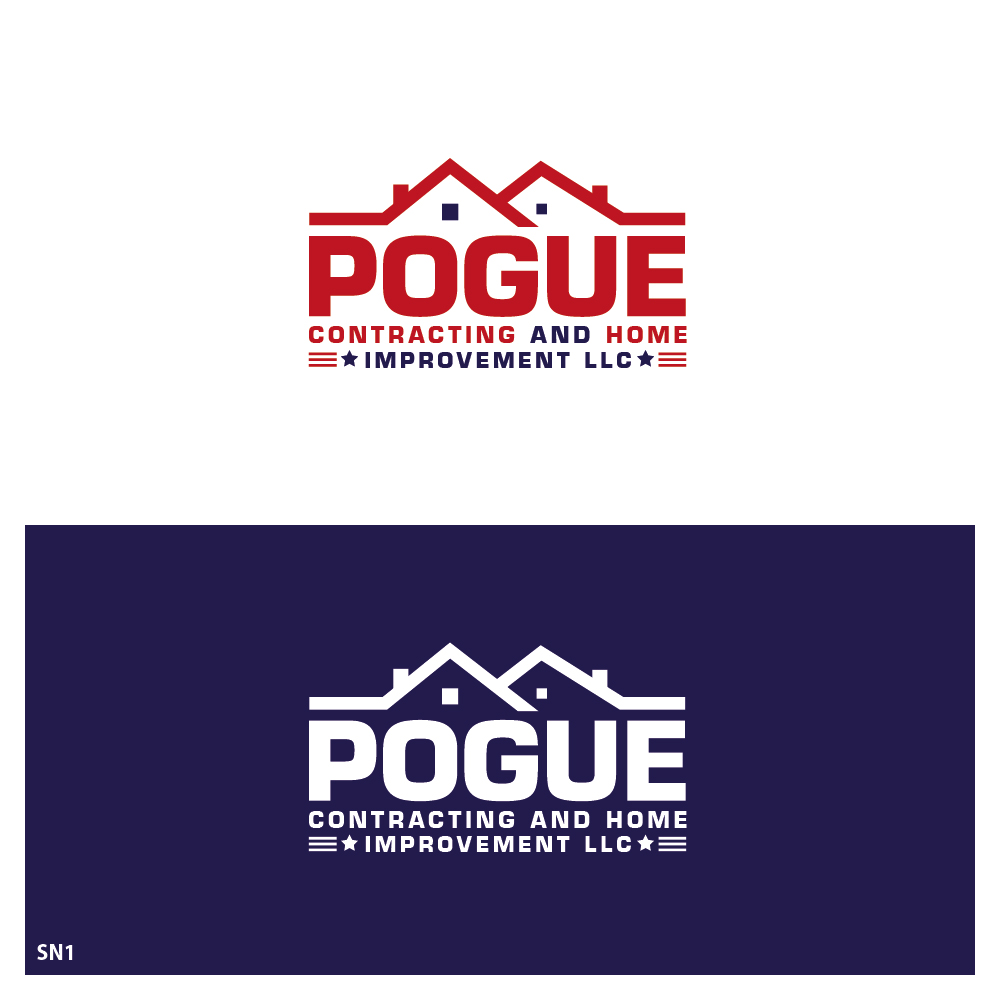 Logo Design by Sujit Banerjee for Pogue Contracting And Home Improvement LLC | Design #35478567