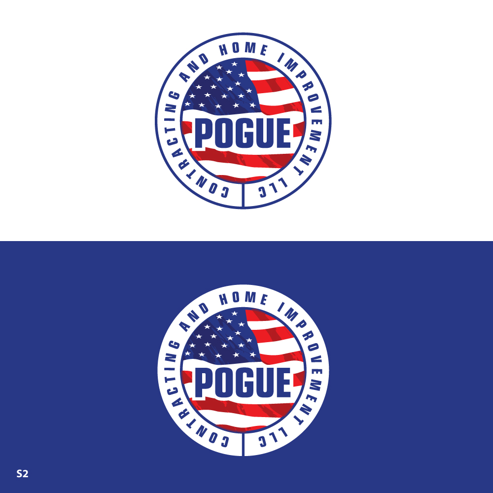 Logo Design by Sujit Banerjee for Pogue Contracting And Home Improvement LLC | Design #35478568
