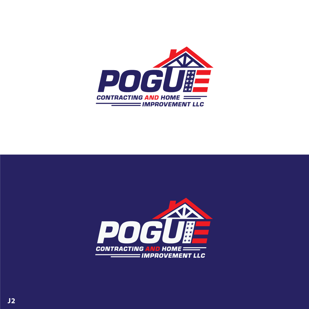 Logo Design by Sujit Banerjee for Pogue Contracting And Home Improvement LLC | Design #35478569