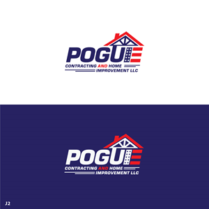 Logo Design by Sujit Banerjee for Pogue Contracting And Home Improvement LLC | Design: #35478569