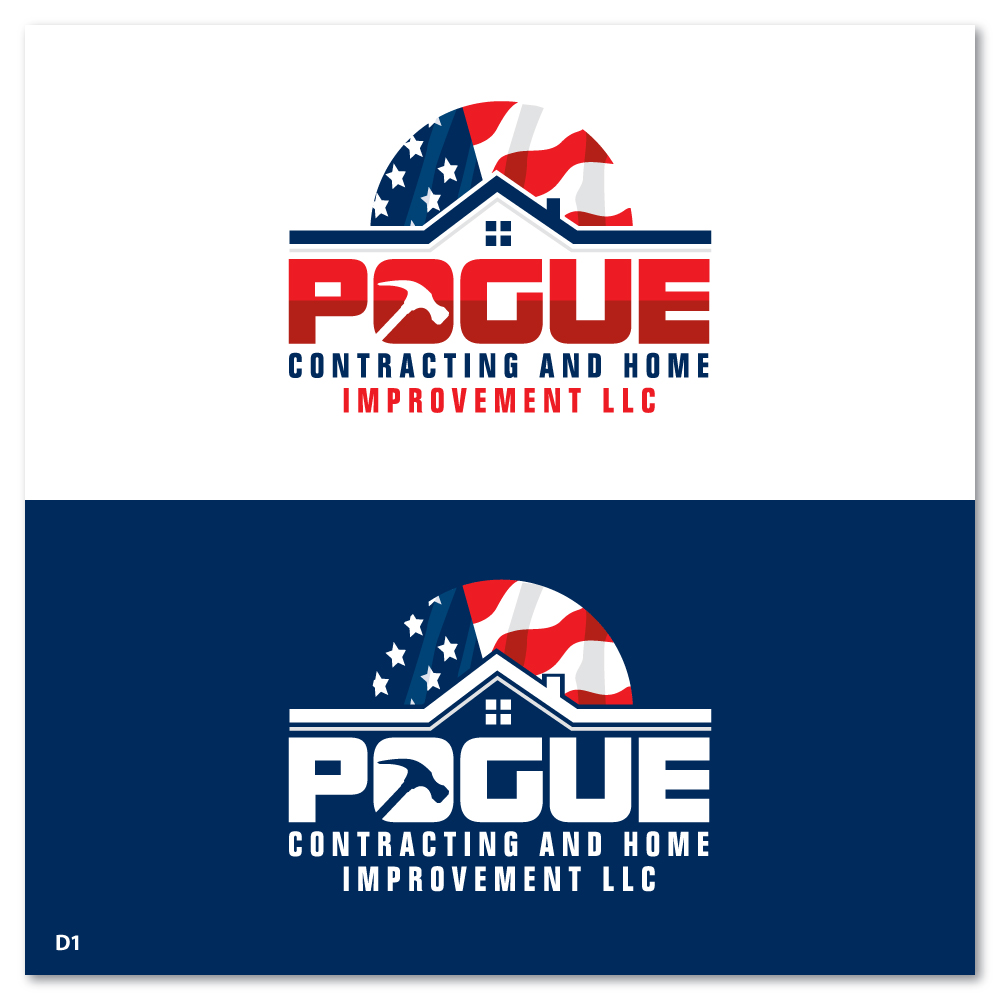 Logo Design by Sujit Banerjee for Pogue Contracting And Home Improvement LLC | Design #35478570