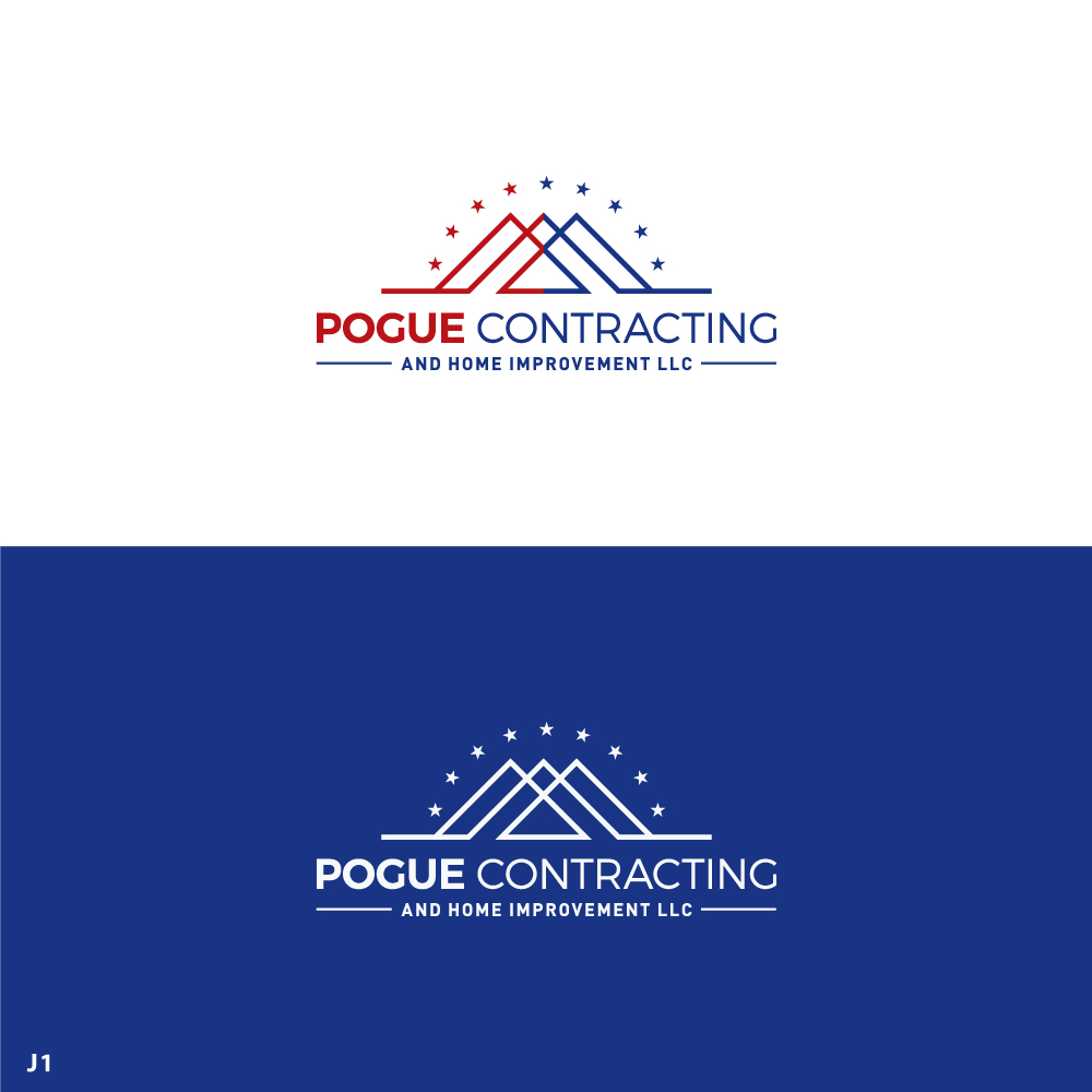 Logo Design by Sujit Banerjee for Pogue Contracting And Home Improvement LLC | Design #35478572