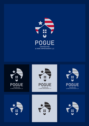 Logo Design by Saju-RS for Pogue Contracting And Home Improvement LLC | Design: #35501918