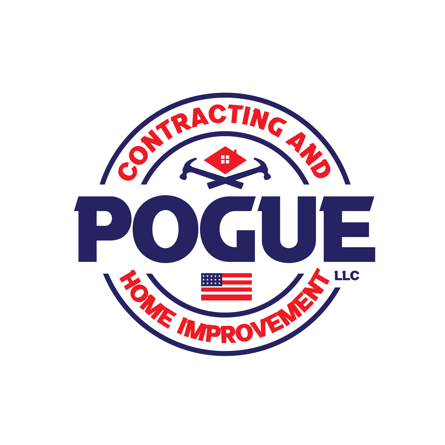 Logo Design by geni for Pogue Contracting And Home Improvement LLC | Design #35494386