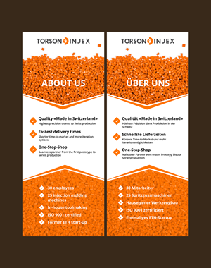 Advertisement Design by Creations Box 2015 for Torson Injex AG | Design: #35484815