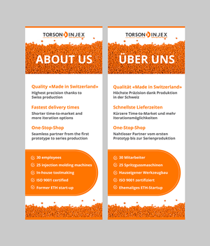 Advertisement Design by Creations Box 2015 for Torson Injex AG | Design: #35484824