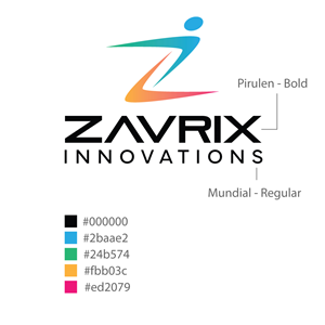 Logo Design by JohnnyCactus for ZAVRIX INNOVATIONS PTY LTD | Design: #35542626
