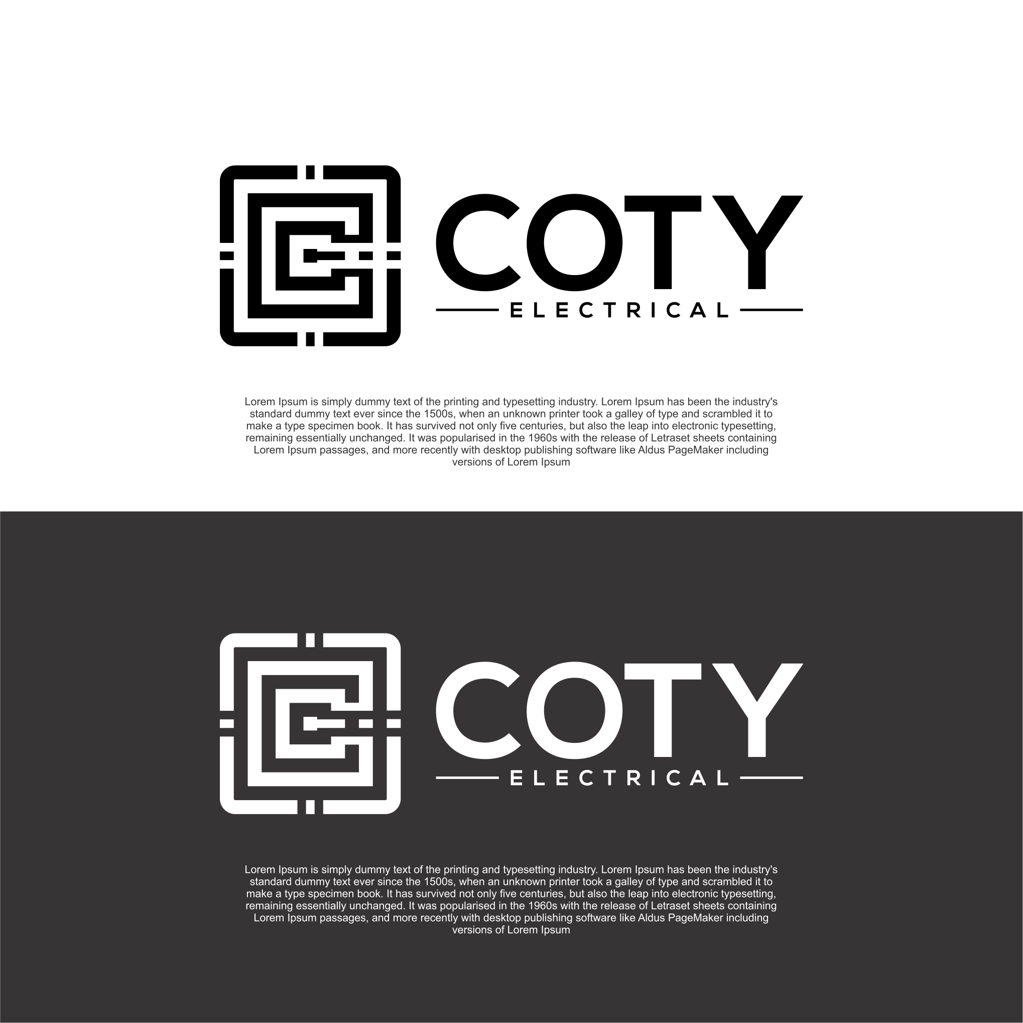 Logo Design by diego costa for Coty Electrical | Design #35477116