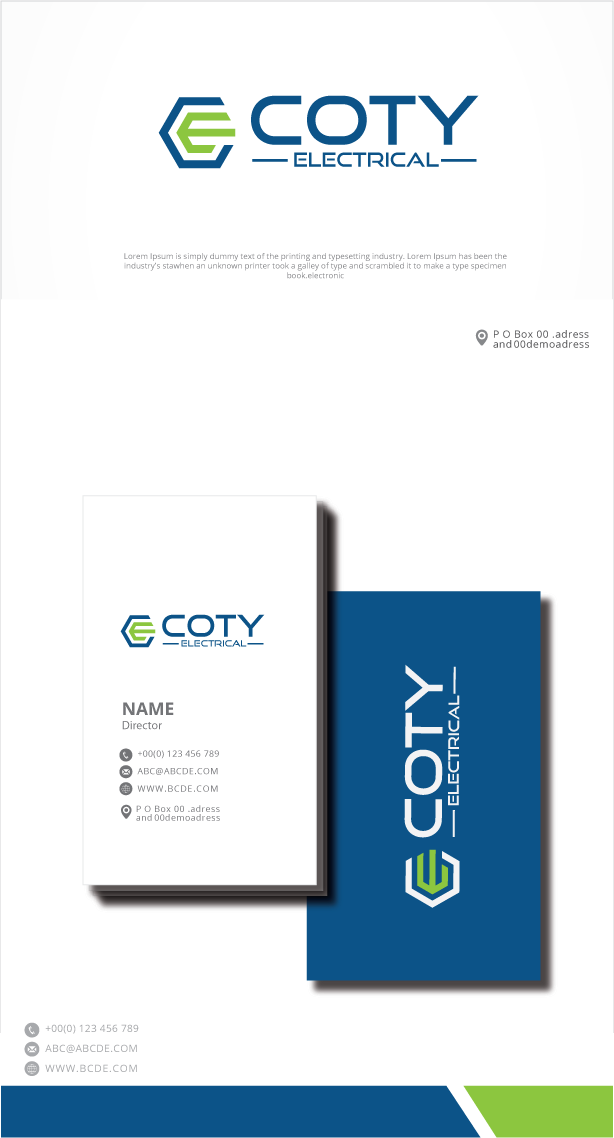 Logo Design by zebronicgraphic for Coty Electrical | Design #35477835