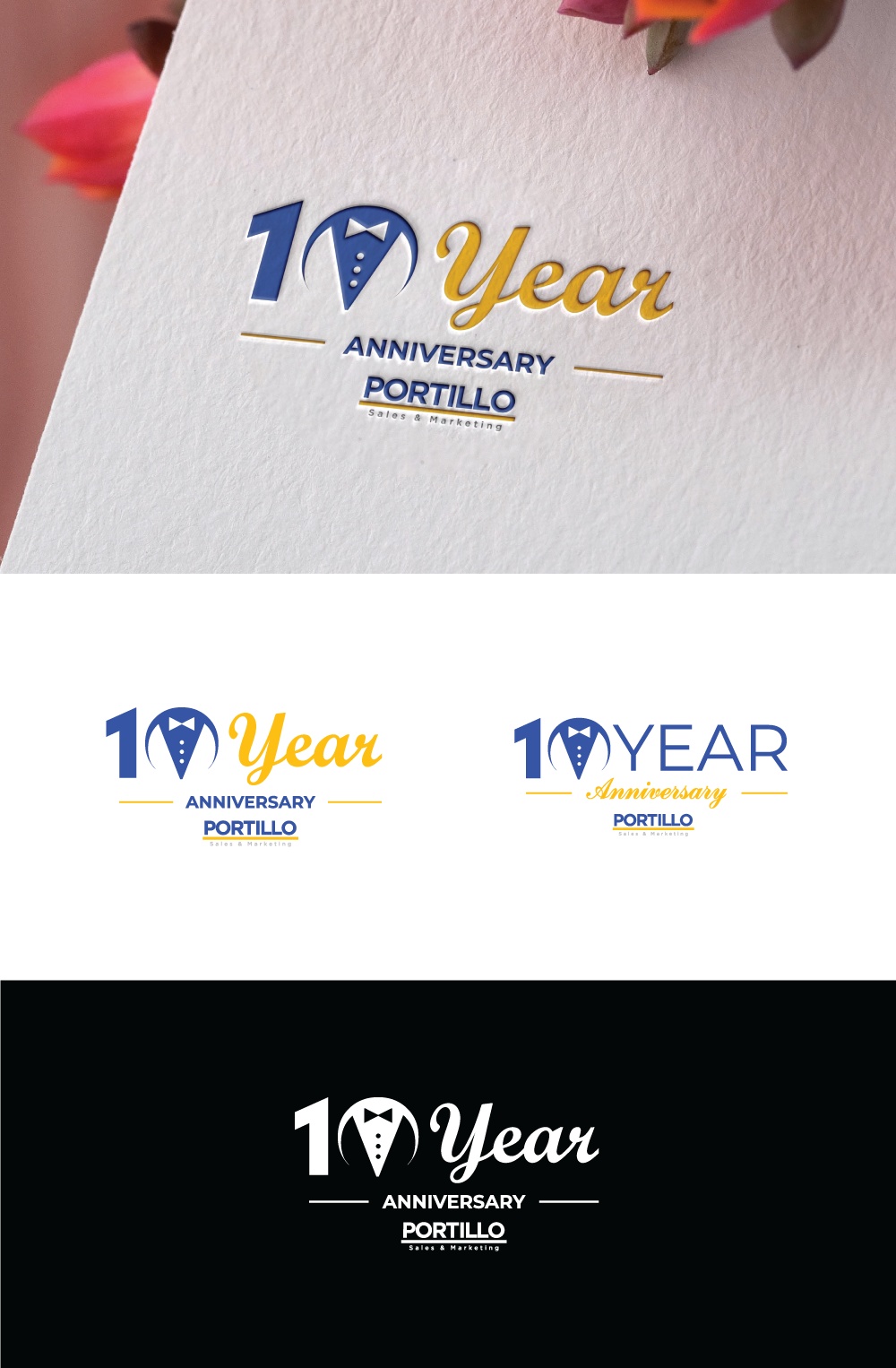 Logo Design by Ellene for Portillo Sales & Marketing | Design #35494701