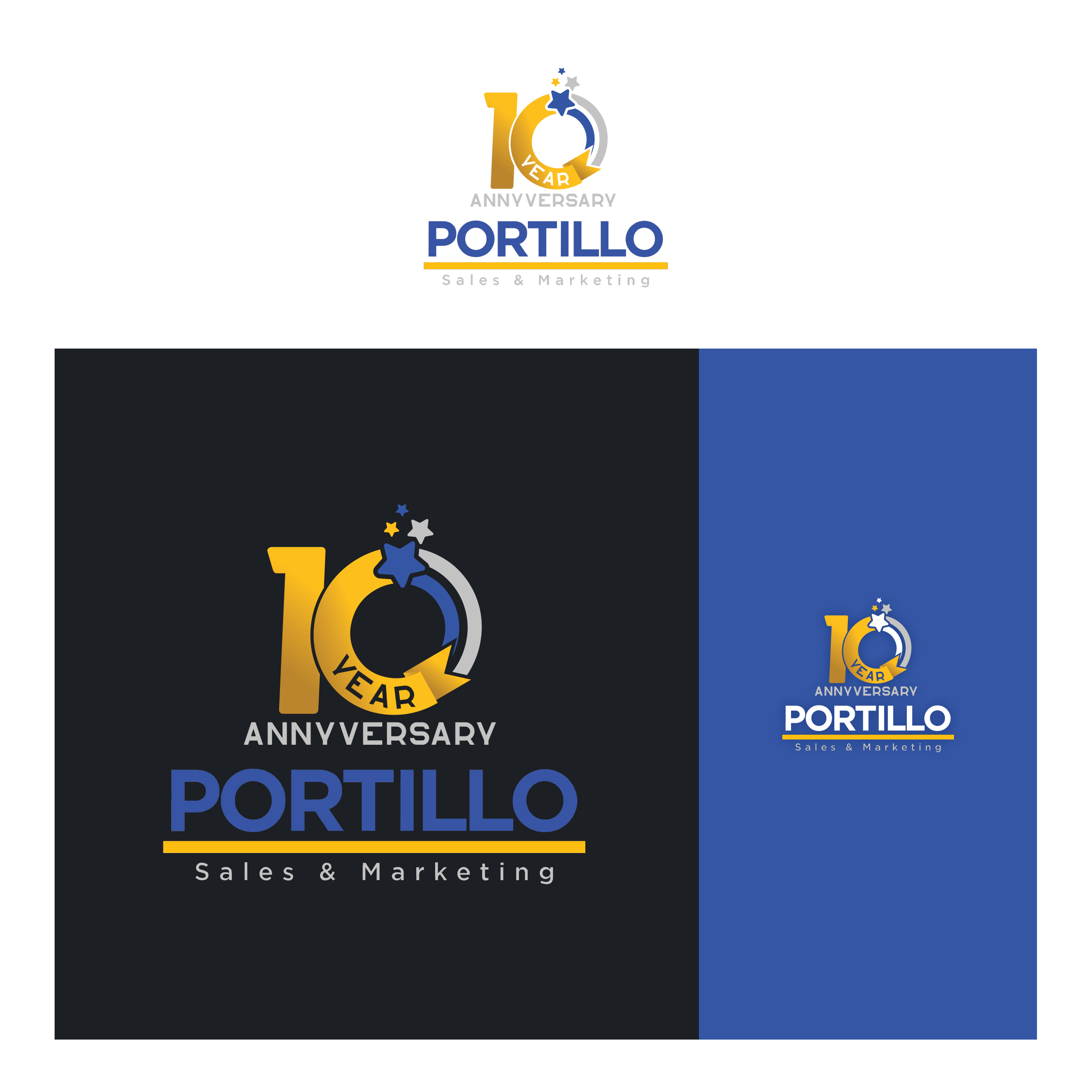 Logo Design by yans23 for Portillo Sales & Marketing | Design #35494614
