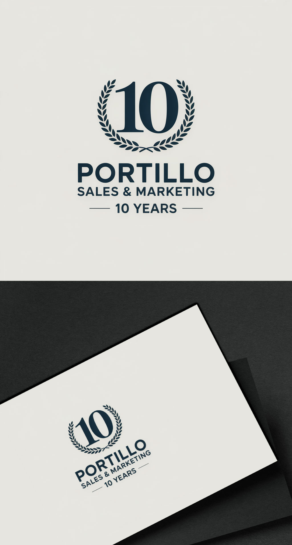 Logo Design by KING JM for Portillo Sales & Marketing | Design #35477969