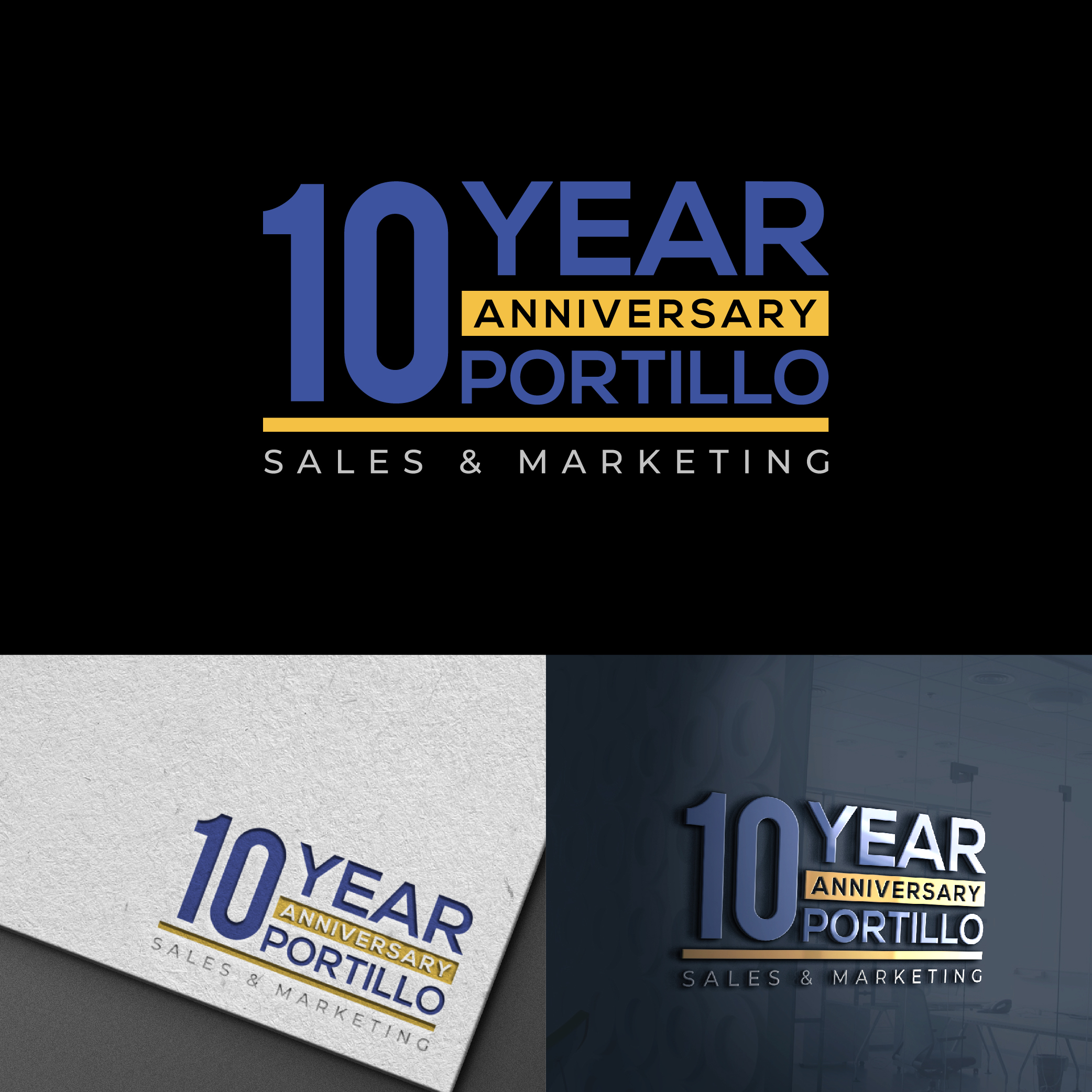 Logo Design by designer profile for Portillo Sales & Marketing | Design #35478473