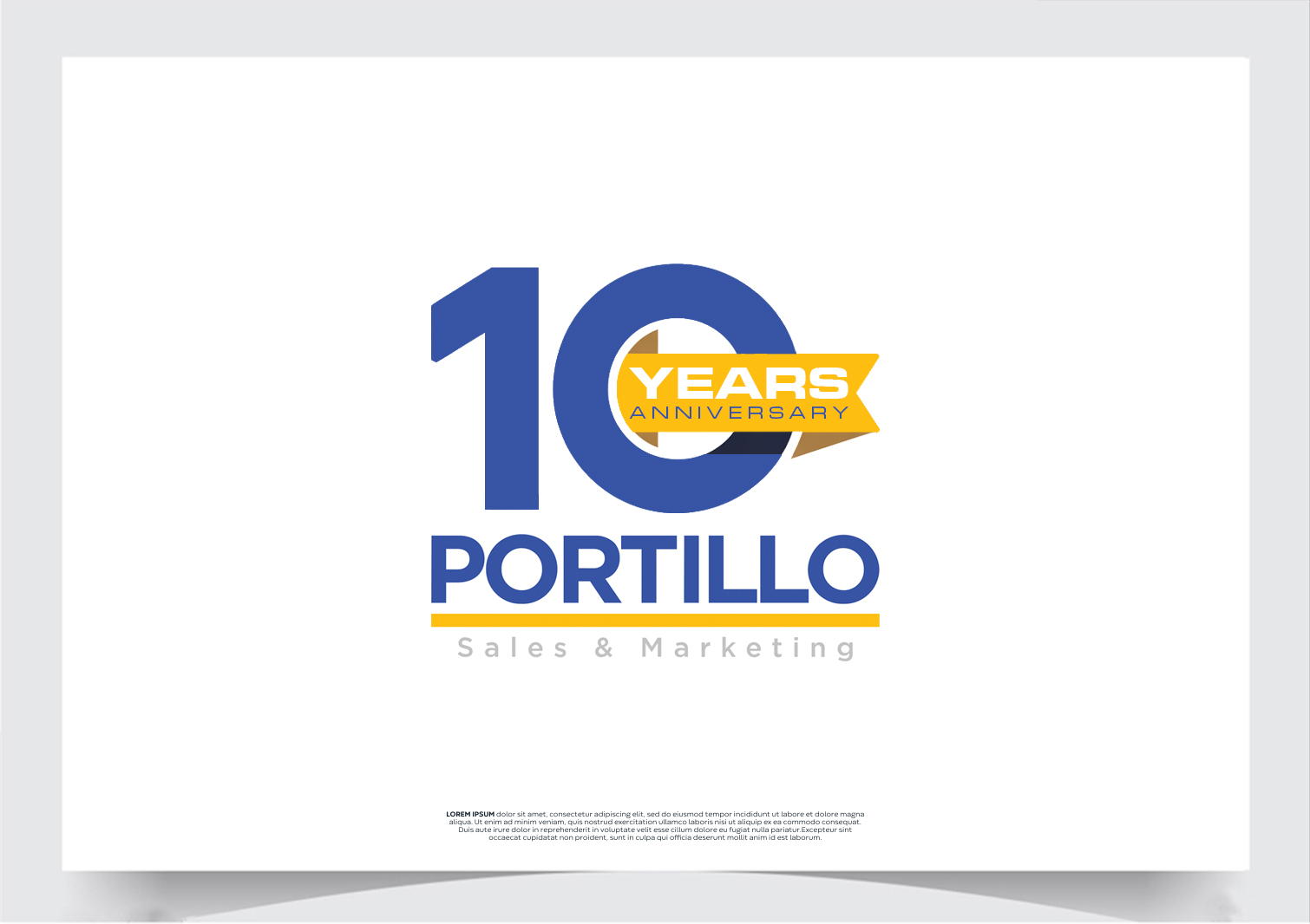 Logo Design by Joseph Robert art for Portillo Sales & Marketing | Design #35478372