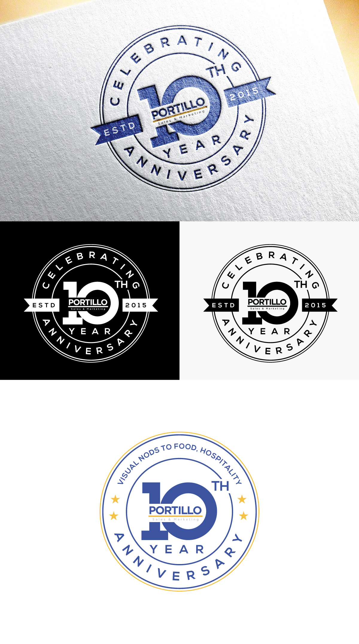 Logo Design by step forward 2 for Portillo Sales & Marketing | Design #35477155