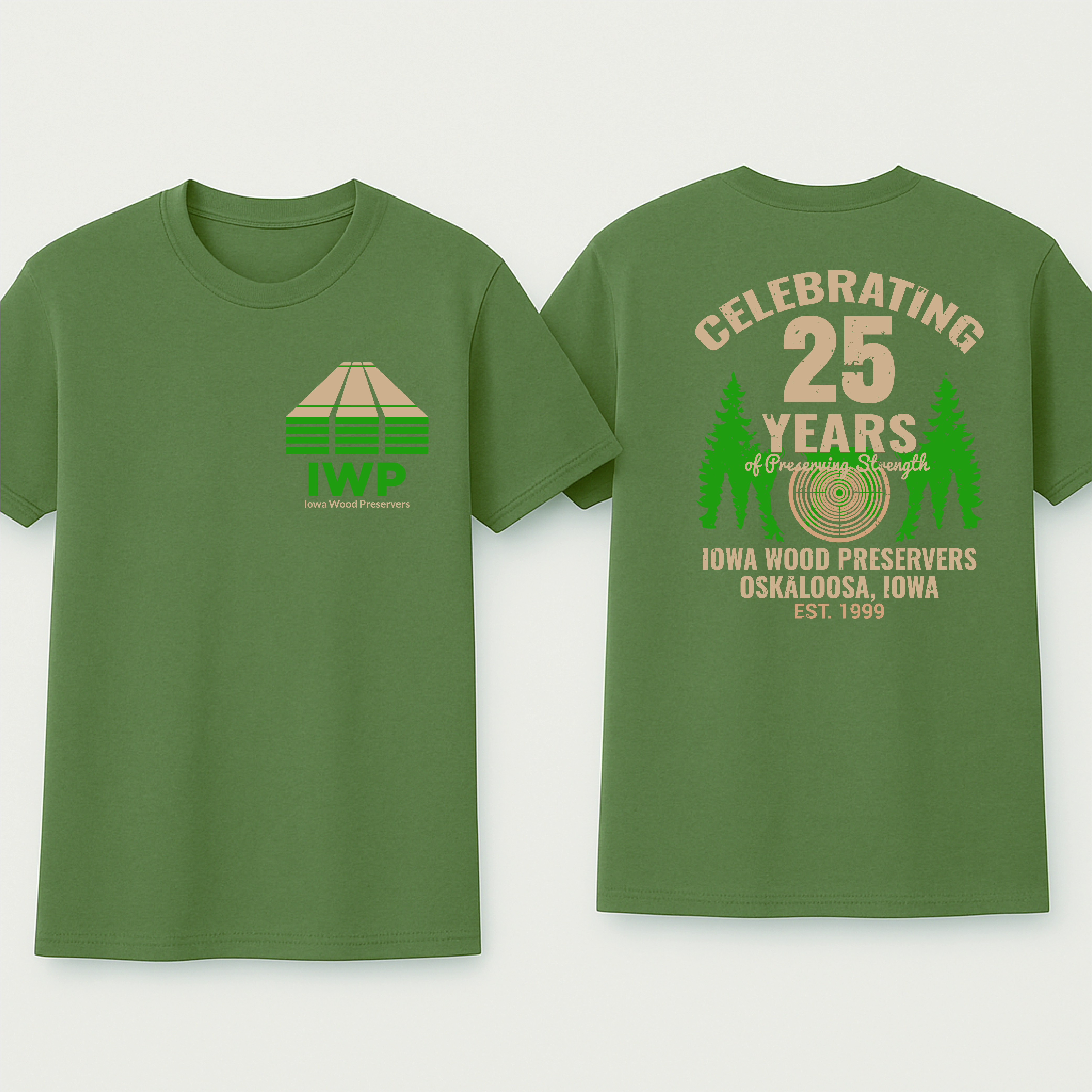 Diseño de Camiseta por amdad26 para Iowa Wood Preservers | Diseño #35487842