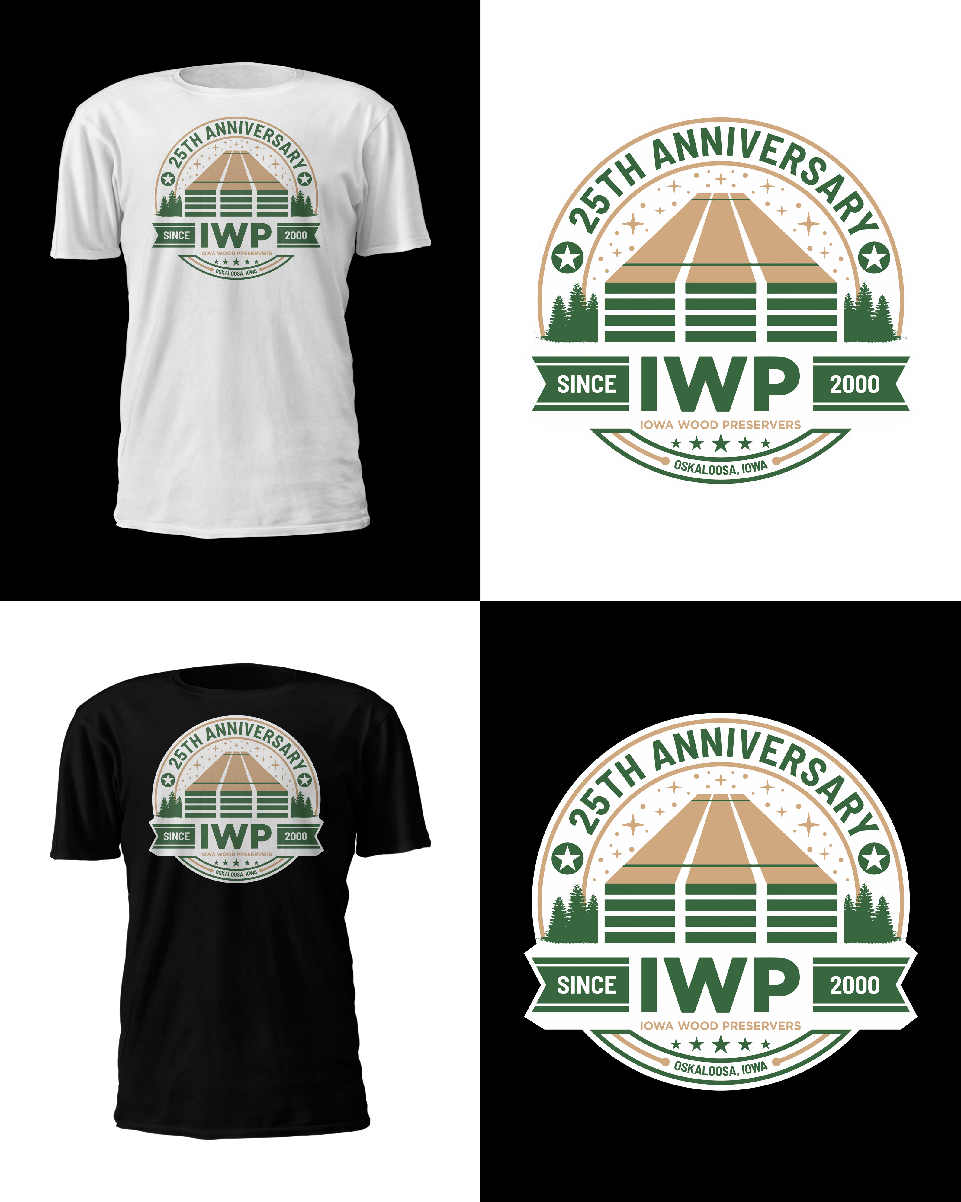 T-shirt Design by D'Mono for Iowa Wood Preservers | Design #35512415