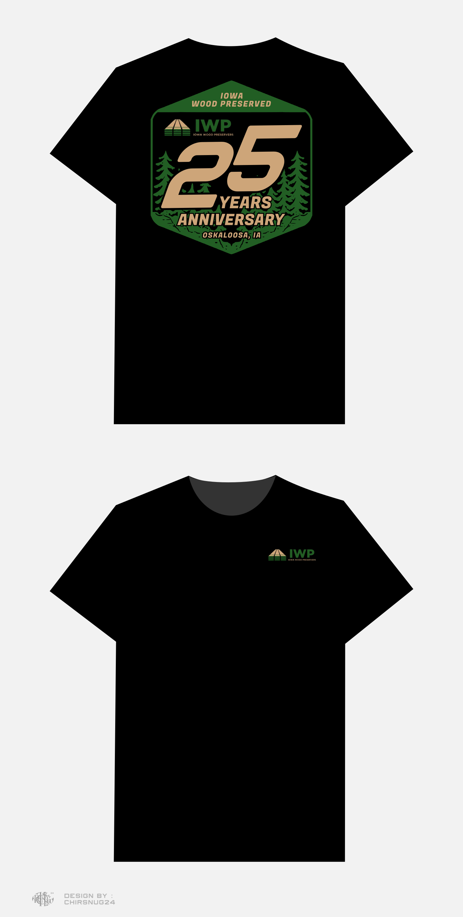 T-shirt Design by chrisnug24 for Iowa Wood Preservers | Design #35511801