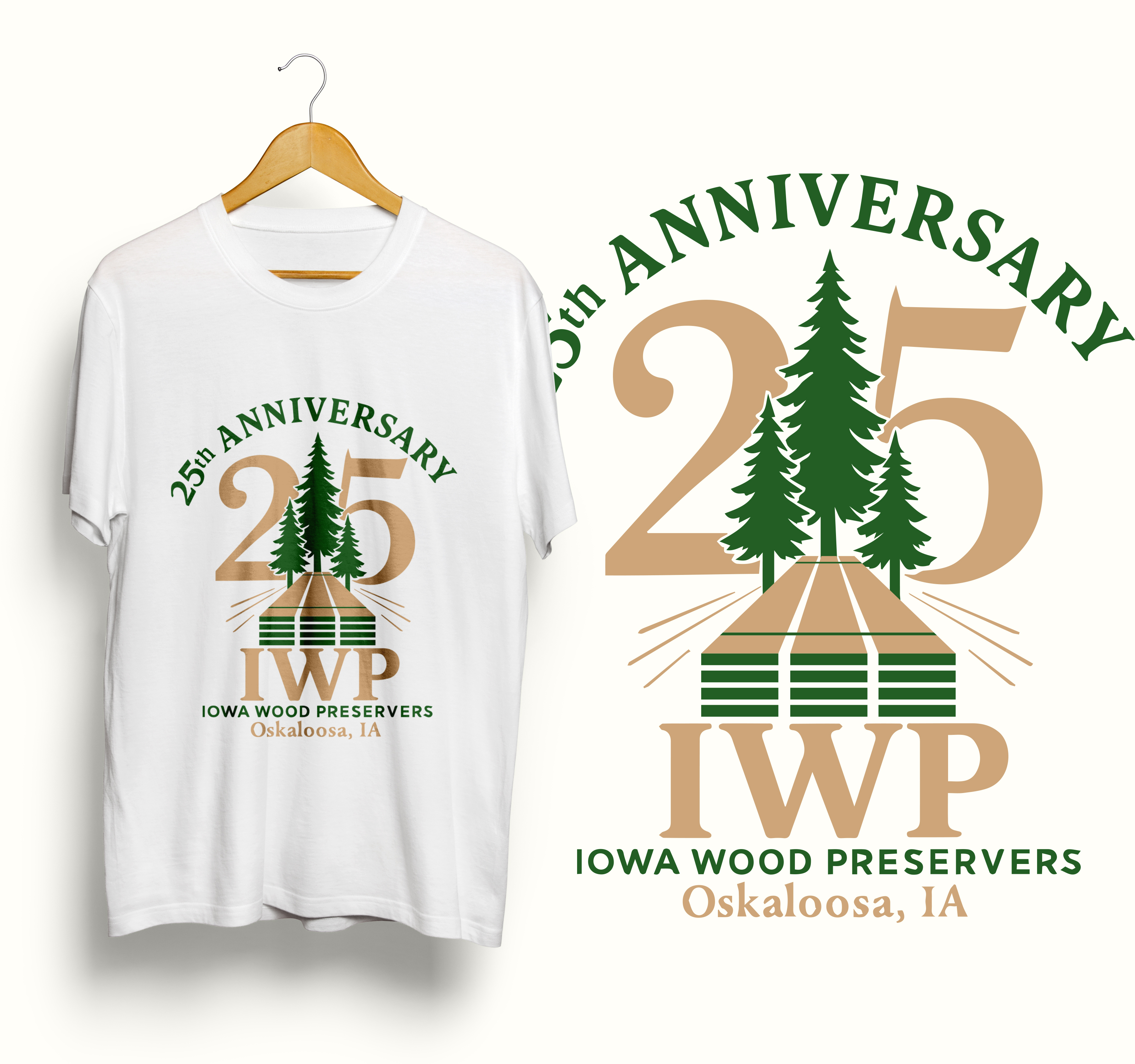 T-shirt Design by Khadeeja Designs for Iowa Wood Preservers | Design #35477049