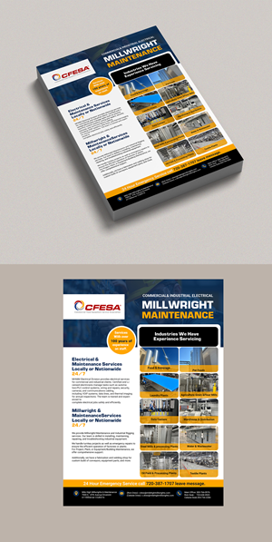 Flyer Design by Design Motion for Mile High Millwrights and Maintenance | Design: #35478712