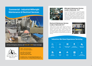 Flyer-Design von pb für Mile High Millwrights and Maintenance | Design: #35483856