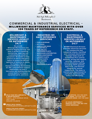 Flyer Design by janiceg for Mile High Millwrights and Maintenance | Design: #35481257