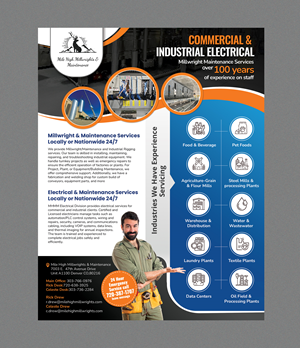 Flyer Design by Stan$oul for Mile High Millwrights and Maintenance | Design: #35477380