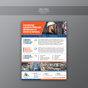 Flyer-Design von Impressive Designs für Mile High Millwrights and Maintenance | Design: #35485259