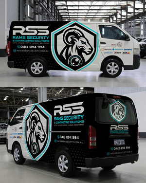 Car Wrap Design by Kira Graphics for Rams Security Solutions | Design: #35496867