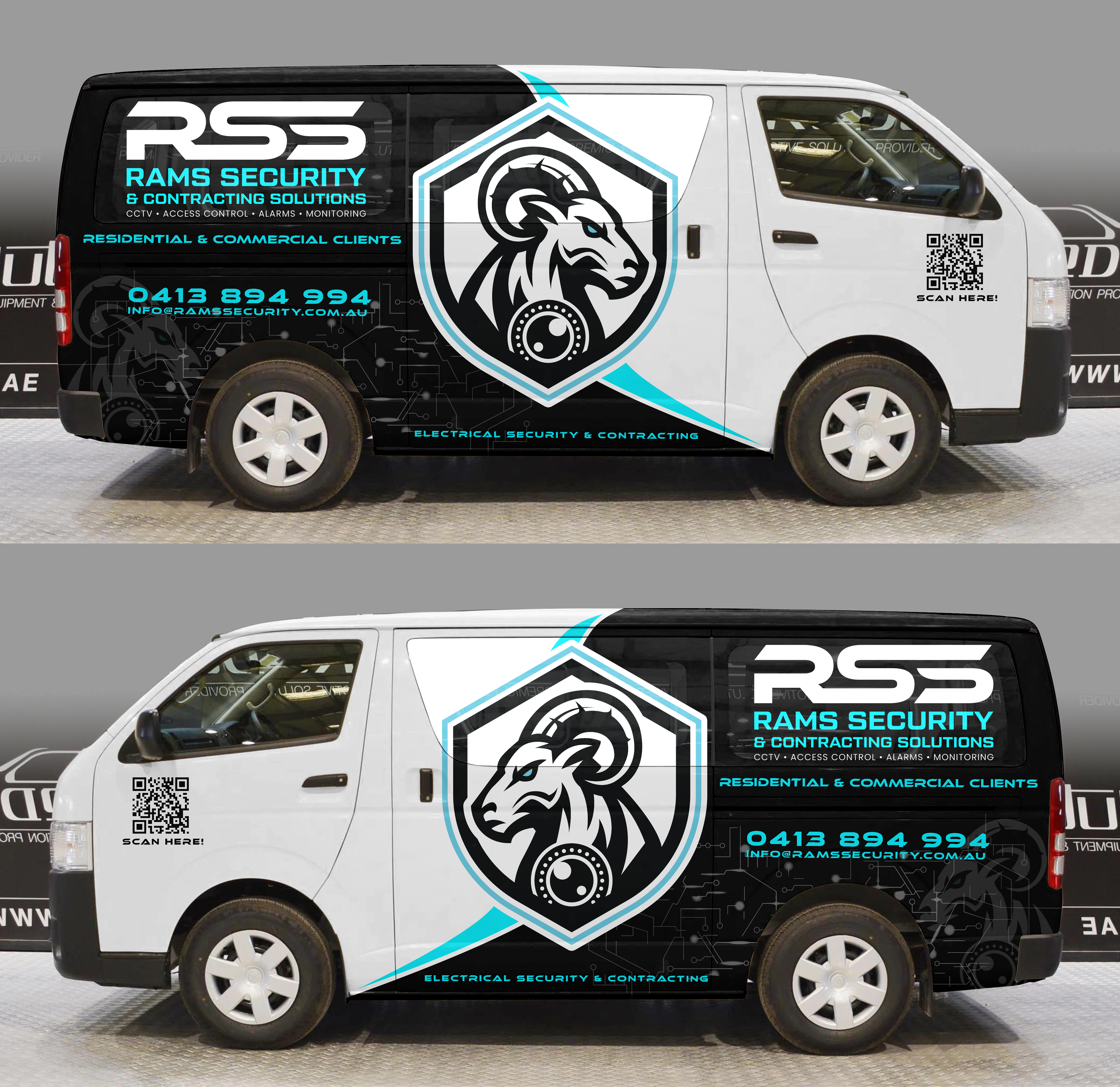 Car Wrap-Design von AZ_Studio für Rams Security Solutions | Design #35507654