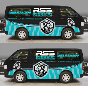 Diseño de Rotulación de Vehículo por AZ_Studio para Rams Security Solutions | Diseño: #35507655
