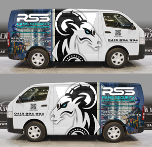 Diseño de Rotulación de Vehículo por AZ_Studio para Rams Security Solutions | Diseño: #35507656