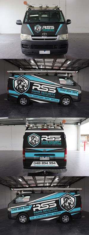Car Wrap Design by ANGGI MAULANA PRAKOSO for Rams Security Solutions | Design: #35484787
