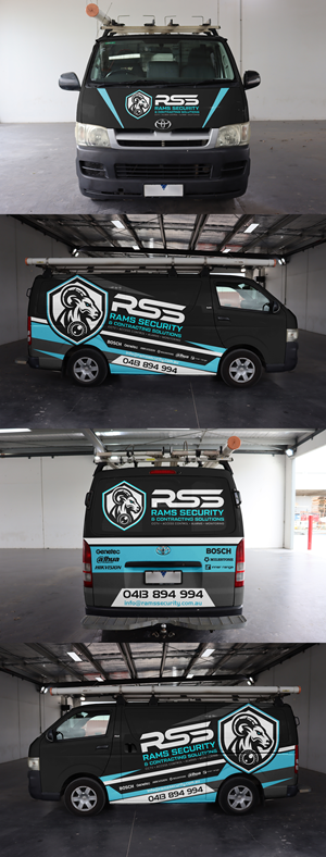 Car Wrap Design by ANGGI MAULANA PRAKOSO for Rams Security Solutions | Design: #35495469