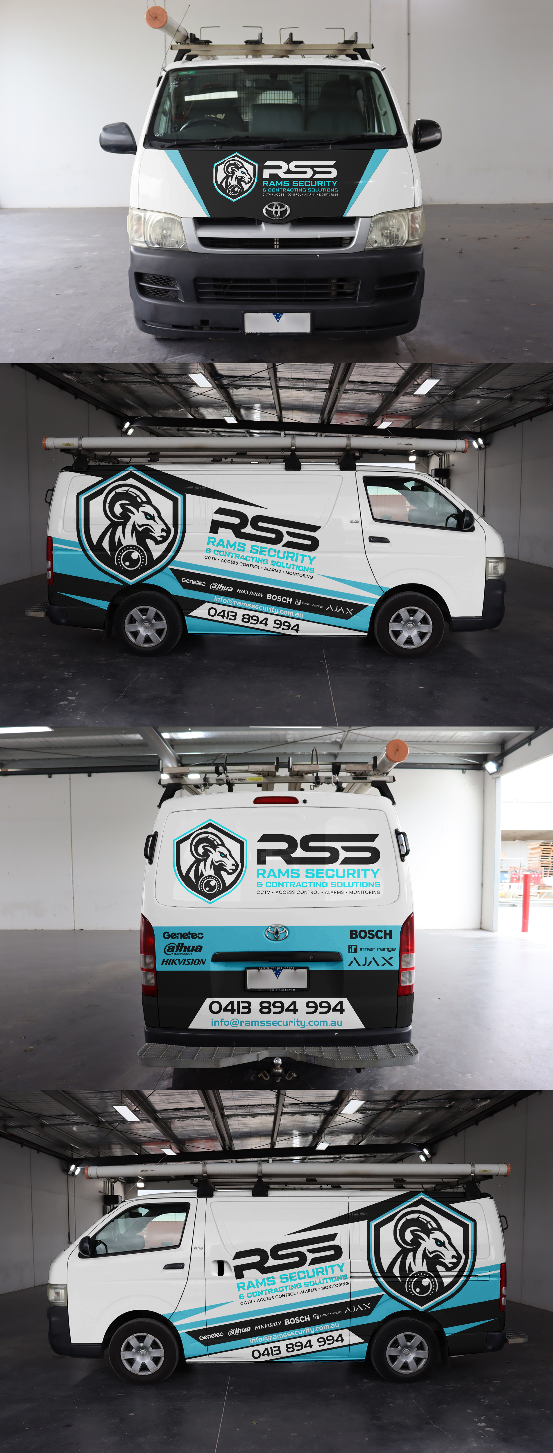 Diseño de Rotulación de Vehículo por ANGGI MAULANA PRAKOSO para Rams Security Solutions | Diseño #35497906