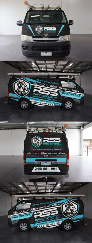 Car Wrap Design by ANGGI MAULANA PRAKOSO for Rams Security Solutions | Design: #35514852