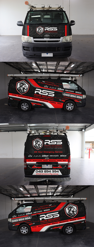 Car Wrap Design by ANGGI MAULANA PRAKOSO for Rams Security Solutions | Design: #35556788