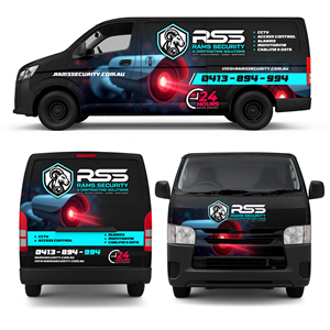 Diseño de Rotulación de Vehículo por DESIGN SOLUTIONS 007 para Rams Security Solutions | Diseño: #35521900