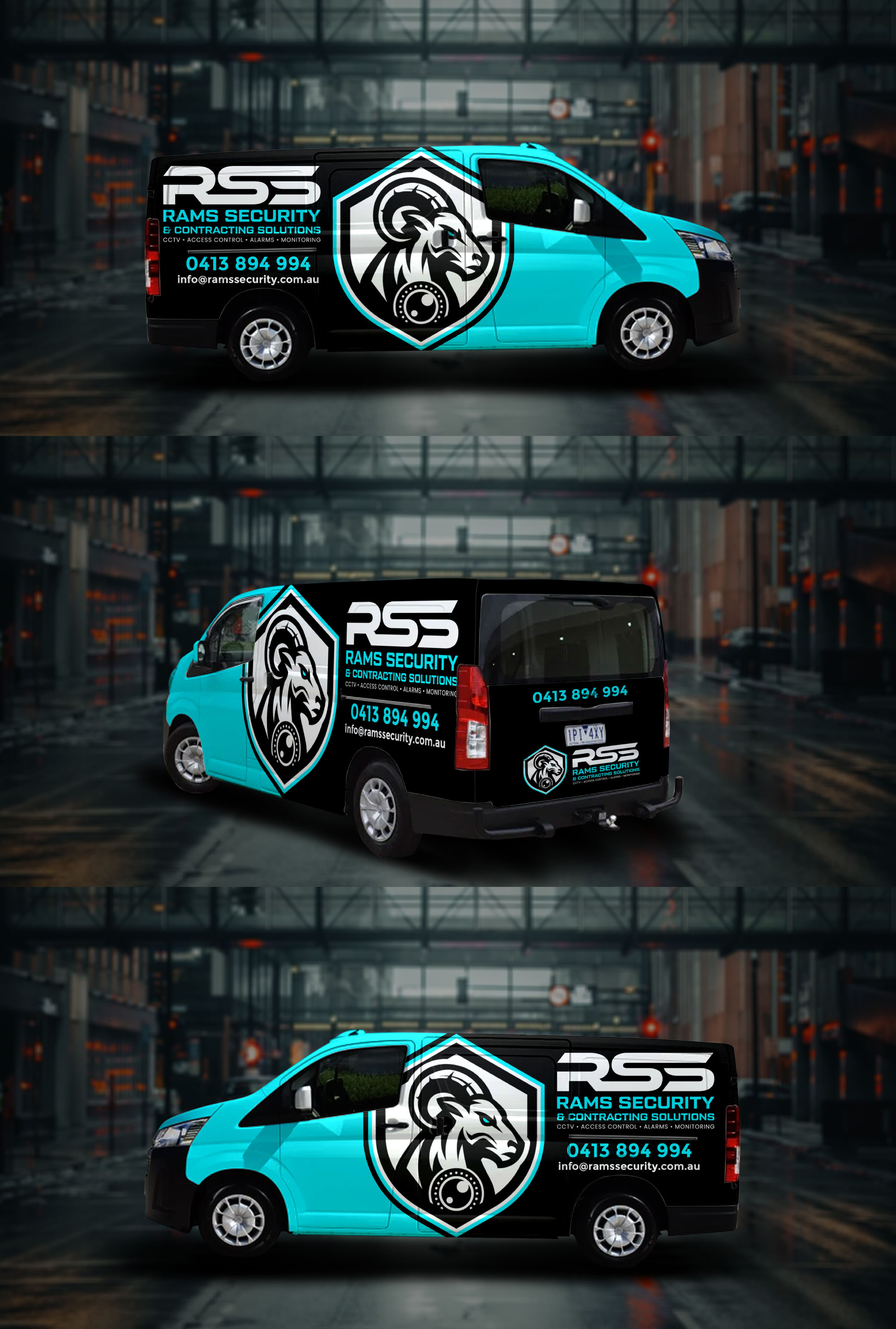 Car Wrap Design by LAXMI DESIGNHUB for Rams Security Solutions | Design #35484022