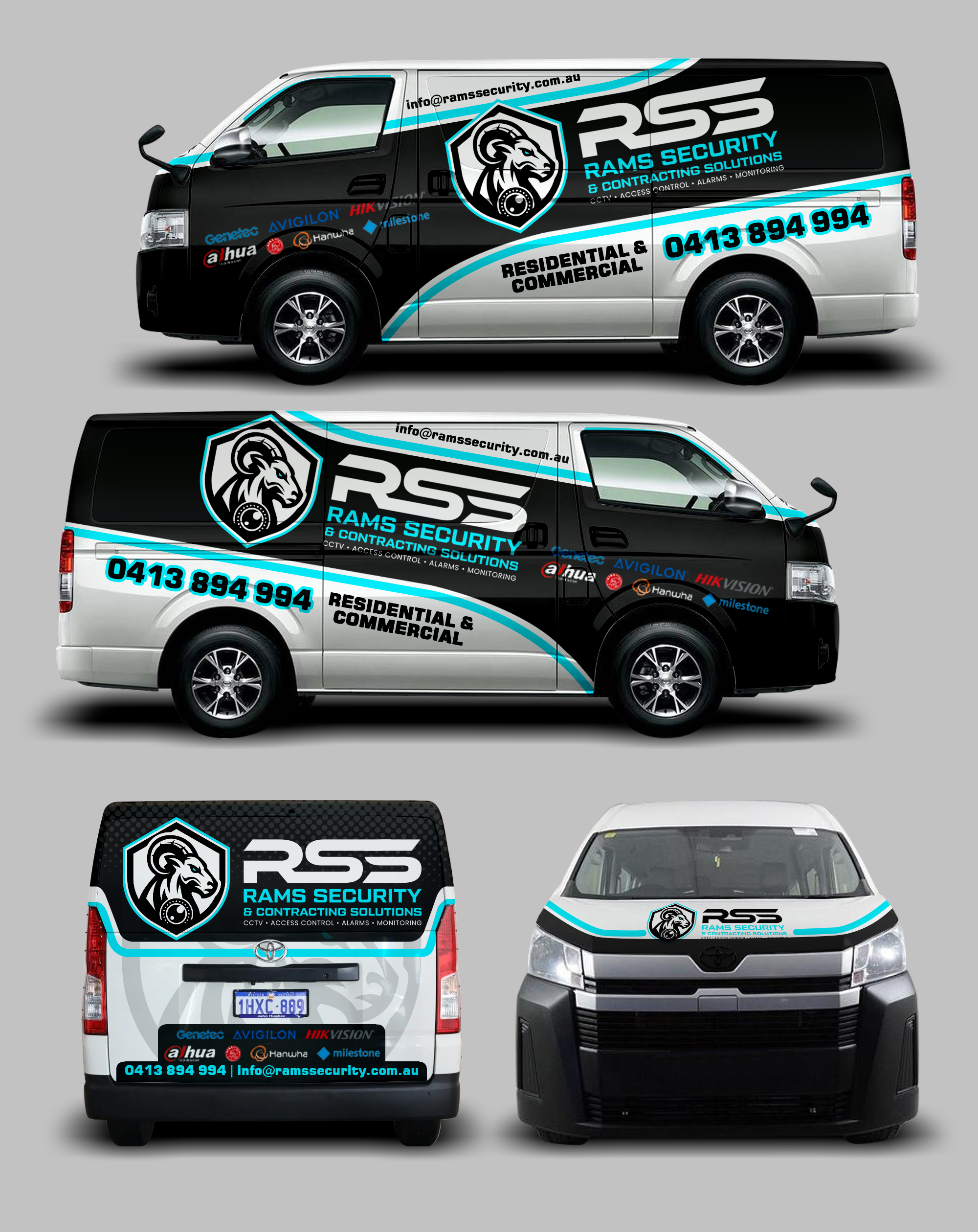 Design de Covering de Véhicule par websmartusa pour Rams Security Solutions | Design #35484578